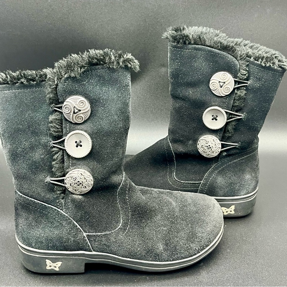 Alegria Nanook Black Licorice Boots SZ 6